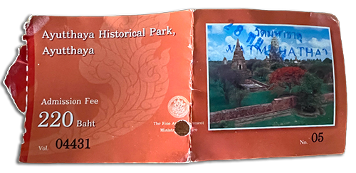 Ayutthaya Historical Park Ticket
