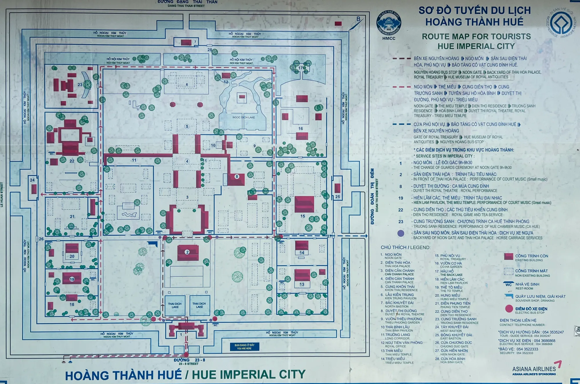 Hue Imperial City Map